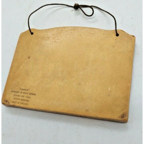 Vintage Arthur Osborne Ivorex 3D Wall Hanging Westminster Abbey 1930's - 4 1/2" - Picture 6 of 9